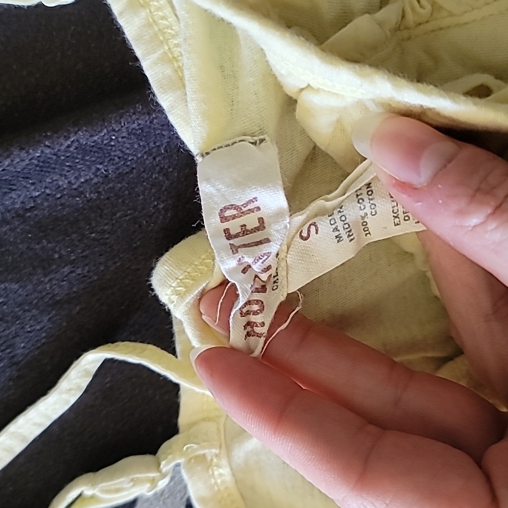 Hollister Pale Yellow Spaghetti Strap - Picture 4 of 6